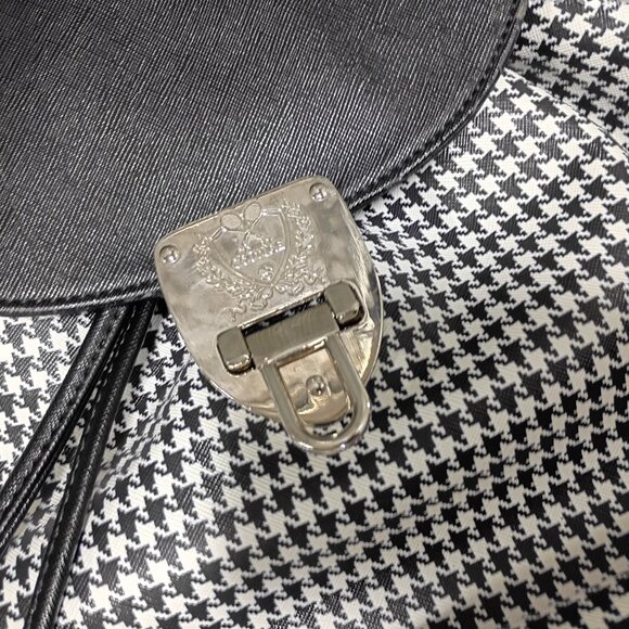 Court Couture Hampton Houndstooth tennis and pickleball backpack. main image 6